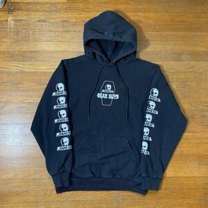 2000s Skull Skates Dead Guys Rare Y2K Hoodie Men's Small